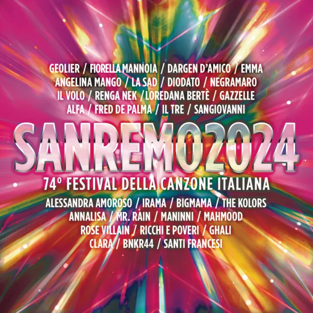 Sanremo 2024 74° Festival Della Canzone Italiana Doppio Cd Nuovo e Sigillato