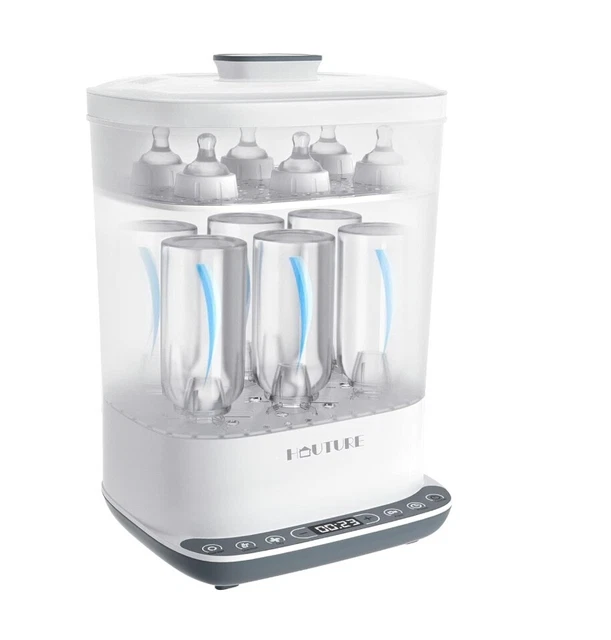 Baby Bottle Sterilizer, 6-in-1 Bottle Sterilizer and Dryer, Electric Steam Bo...