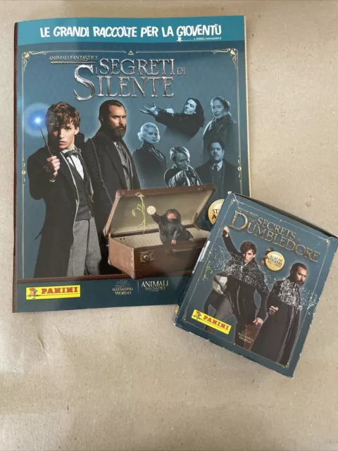 Fantastic Beasts the Secrets of Schwertkämpfer Album + Box 24 Panini Packs