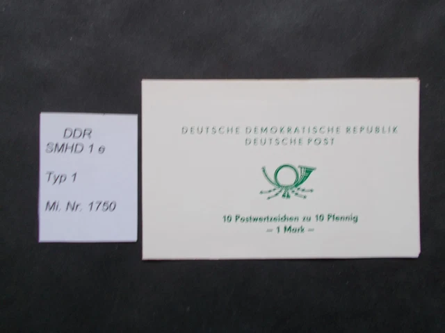 DDR SMHD 1 e Typ1 mit 10 mal Mi. Nr. 1750. Postfr.