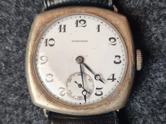 LONGINES ANNI 20 30 CALIBRO 13.34 ARGENTO SILVER CARICA MANUALE FUNZIONANTE EUR 1.199 00 PicClick IT