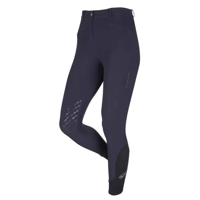 Womens My LeMieux Dynamique Knee Grip Breeches | Equestrian Wear | Navy