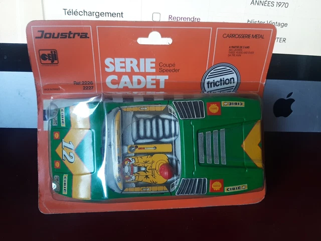Joustra Série Cadet N°2228 - Voiture Rallye Tôle Et Plastique - Années 1970 - 1/24
