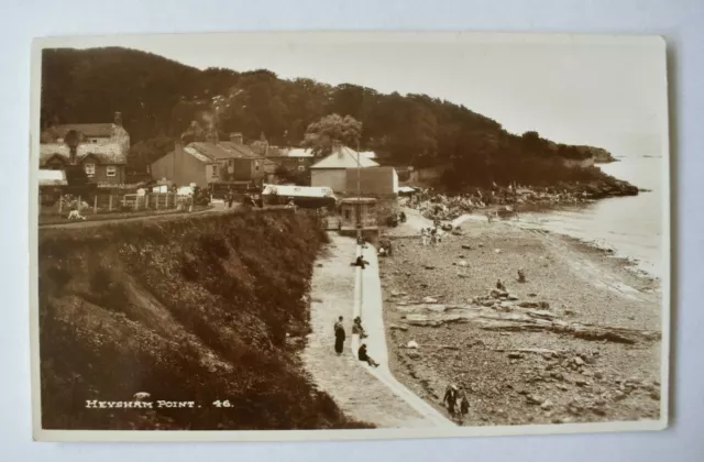 Postcard Heysham Point Lancashire Posted 1951 Real Photo RP BAMFORTH & CO