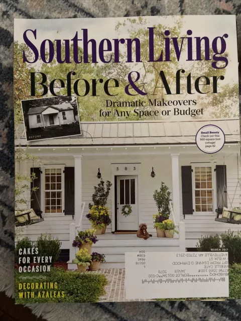 SOUTHERN LIVING MAGAZINE Before & After March 2017 $4.99 - PicClick