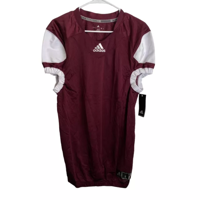 Adidas Techfit Hyped Football Jersey Maroon/White Size S AZ9274 Press Coverage