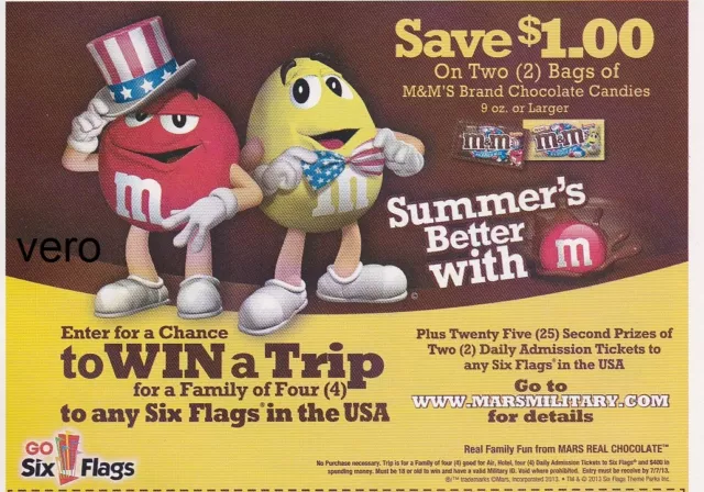 print ad M&M EASTER 2023 mms M&M's candy advertisement magazine brochure  page