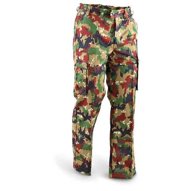 Original Swiss army pants M83 combat Alpenflage Camo field trousers NEW