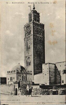 CPA AK MAROC MARRAKECH Minaret de la Koutoubia (10624)