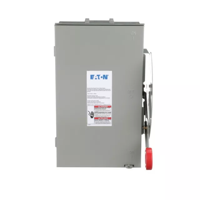 Eaton 100 Amp 24,000 Watt Outdoor Electrical Double Throw Safety Transfer Switch