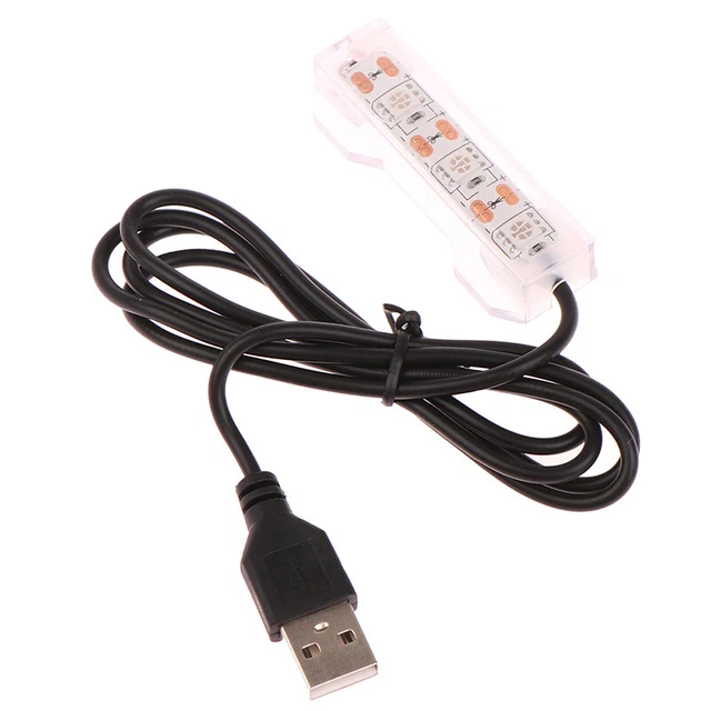 Fish Tank Light Plastic Small Aquarium Light USB LED Desktop Fish Tank Lamp F❤❤ 2
