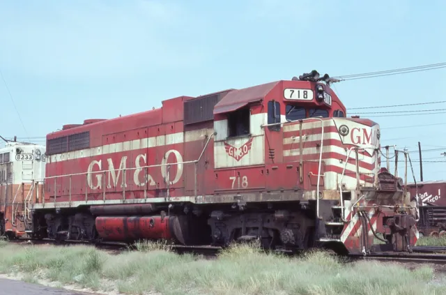 Gulf Mobile & Ohio Railroad     #718   Original Kodachrome  Slide
