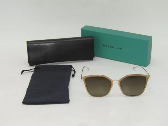 Derek Lam Nicole Gradient Sunglasses Gold/Brown