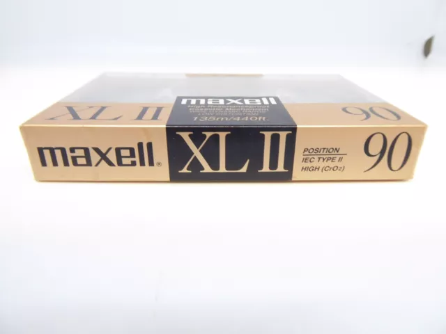 Maxell - Cassette Audio Tape - K7 - Xlii 90 - Type Iv Metal - Scelle - Sealed - 2