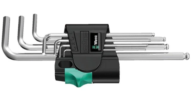 Wera 950/9 Hex-Plus 1 Set de clé allen/hexagonale forme de l Métrique 9 pièce(s)