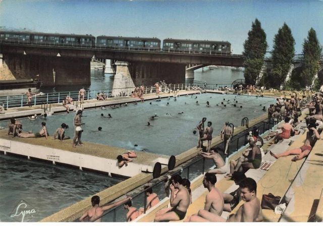 92 Levallois Asnieres #San50477 La Piscine Du Pont Du Chemin De Fer Levallois A