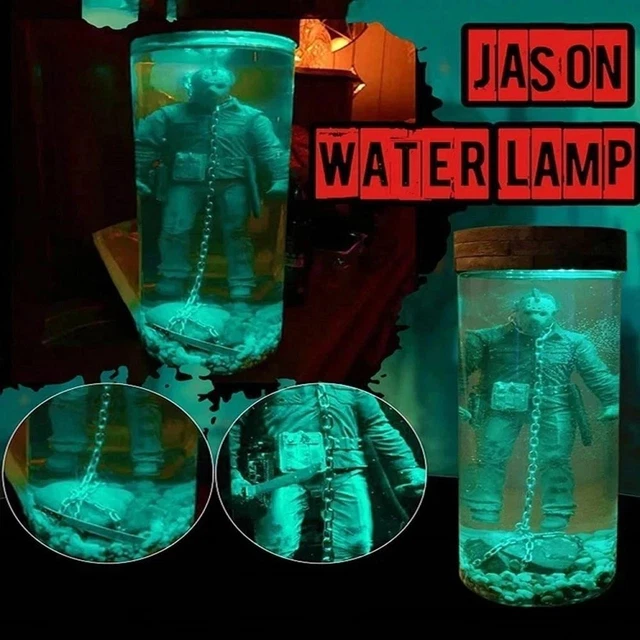 Jason Voorhees Collector Water Lamp Friday Jason Horror Figurine Light Movie Cha