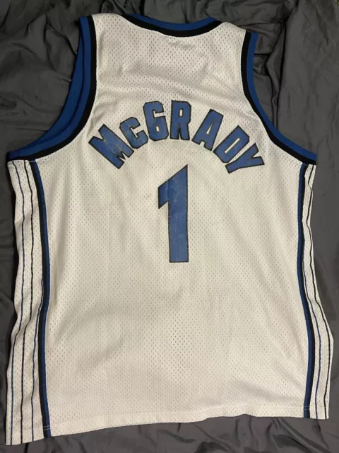 Nike NBA Orlando Magic Tracy McGrady #1 Jersey WHITE XXL +2 VGUC