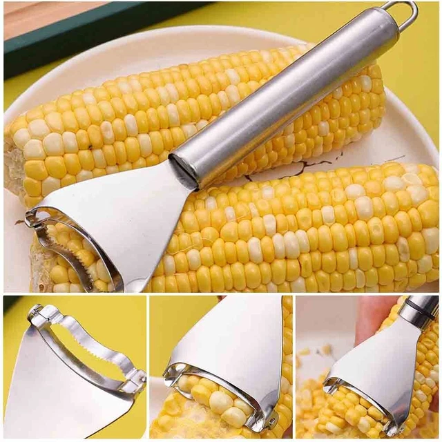 Conjunto de accesorio adaptador pelador de maíz de alta calidad pieza de cocina