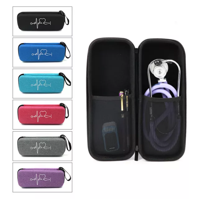 Carry Travel Medical Organizer Stethoscope Hard Storage Box Case Bag EVA Colours