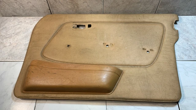 Panneau De Porte Avant Droit BMW Série 3 E30 - Cuir Noir - D’occasion, état Correct
