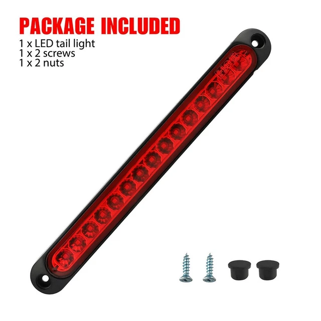 Ymiko Feu Arrière LED 12V Étanche 3 Broches Pour Taotao ATV Quad 50 70 90 110 125