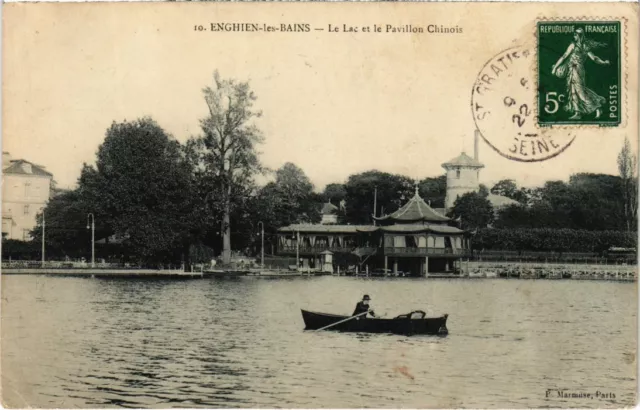 CPA Enghien les Bains Le Lac et le Pavillon Chinois FRANCE (1333091)