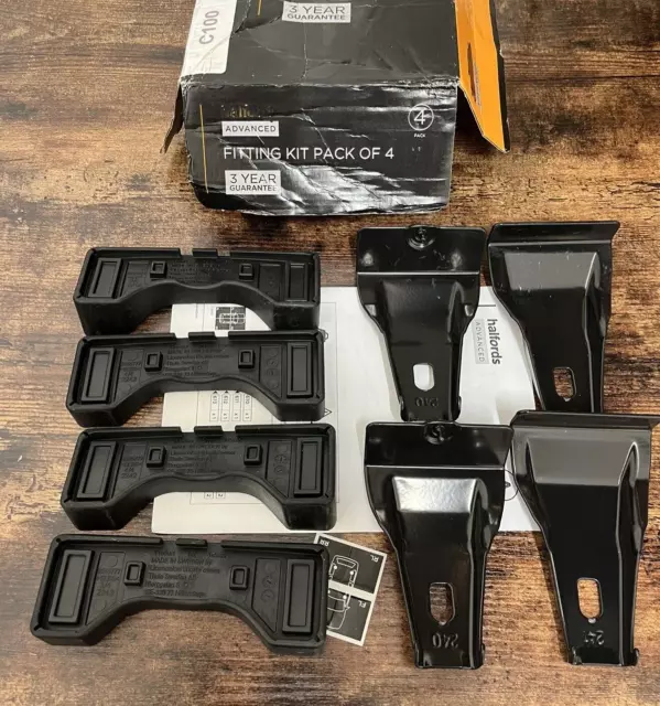 HALFORDS ADVANCED ROOF Bar Fitting Kit C100 For use with Halfords FP4 FootPack 29.99 PicClick UK