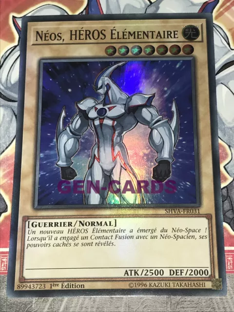 Carte YU GI OH NEOS, HEROS ELEMENTAIRE SHVA-FR031