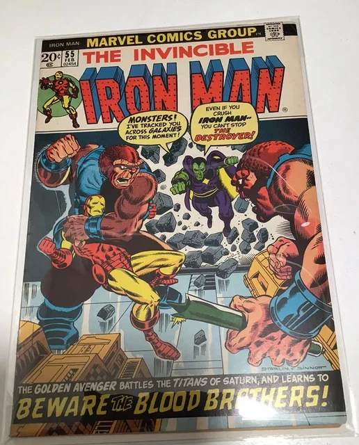 Iron Man Issue # 55 1st Appearance Thanos 1st Drax + Get It Graded