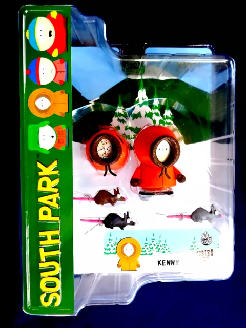 New 2005 South Park Kenny figure Alternate dead Head 3 Rats Comedy Central Mezco