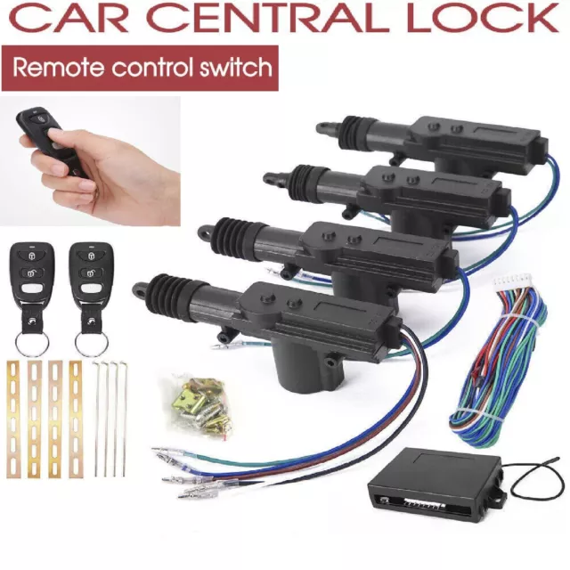 Remote Auto Car Control Keyless Entry Central Door Lock Locks Locking Kit System