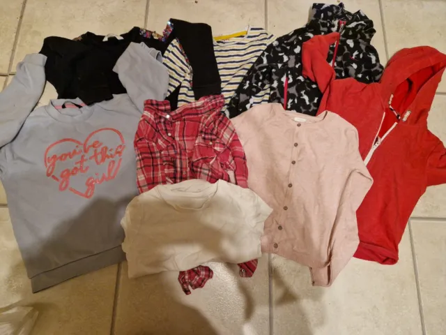 Large Bundle Girls Summer Clothes Age 10-11Years  Tops