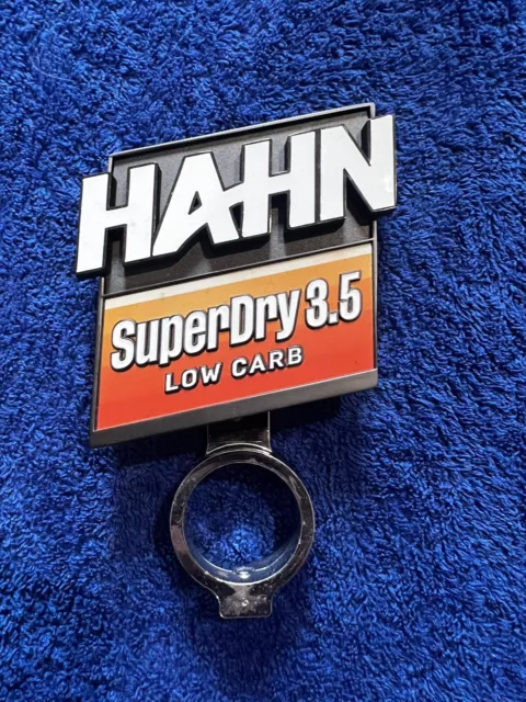 Hahn SuperDry 3.5 Metal Beer Tap Decal - New  - Breweriana