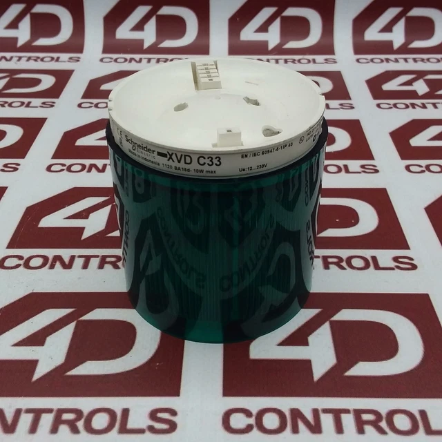 XVD C33 | Schneider | Illuminated Steady Unit, Green, 12-30V, 10W, Used