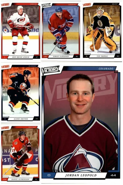 2006-07 Upper Deck Victory NHL Hockey Cards - YOU CHOOSE!