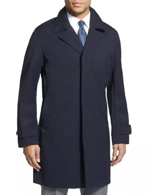 Michael Kors L21401 Men's Midnight Navy All Weather Trench Coat Size XL (46-48R)