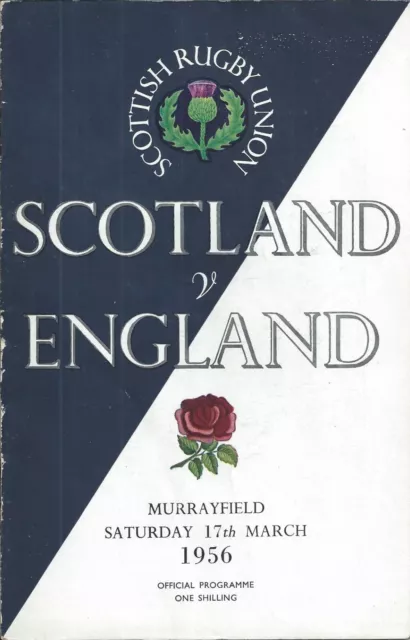17 MAR 1956 SCOTLAND v ENGLAND, FIVE NATIONS