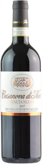 2 Bott da 0,750 TENUTA NUOVA BRUNELLO DI MONTALCINO 2017 CASANOVA DI NERI 96/100