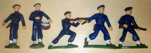 Lot De Figurines Plastique Starlux – Made In France – Occasion