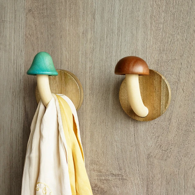 Patères Murales En Bois Décoratives Luxylei - Crochets Macaron Colorés Pour Sacs, Clés, Vêtements, 42 Cm