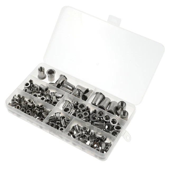 165 pz dadi rivetto in acciaio inox dado filettato cilindro rivetti in acciaio inox