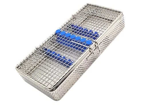 Mesh Cassette Tray Box For thick Instruments Tubes handpieces Dental