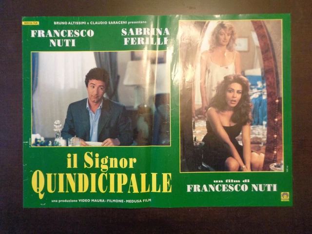 FOTOBUSTA IL SIGNOR QUINDICIPALLE (1998) F.NUTI S.FERILLI tipo