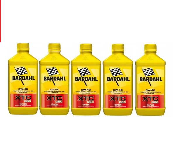 2 Lt Huile Synthétique Moto 4T BARDAHL XT4-S C60 10w40 Jaso MA2 - Foto 6