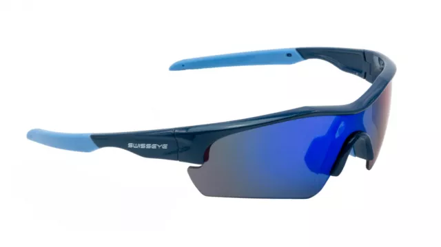 Swiss Eye Kinder Sportbrille Spin 16683 blau Radbrille Brille Sonnenbrille Neu