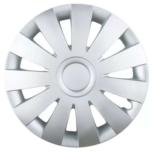 4x14" Wheel trims wheel covers for Skoda Fabia silver 14"