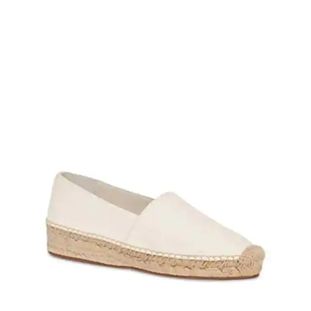 Lafayette 148 New York Women's Lowery Almond Toe Espadrille Flats EU 39.5 US 9.5