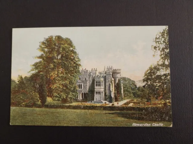 Hawarden Castle Flintshire Vintage Postcard