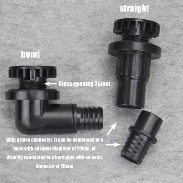 Fish Tank New Strong Drainage Aquarium Fittings Joints Sewage Pipe Fittings